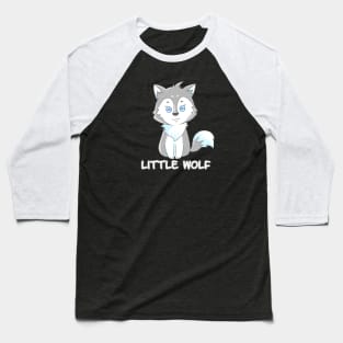 cute funny wolf cartoon Baseball T-Shirt